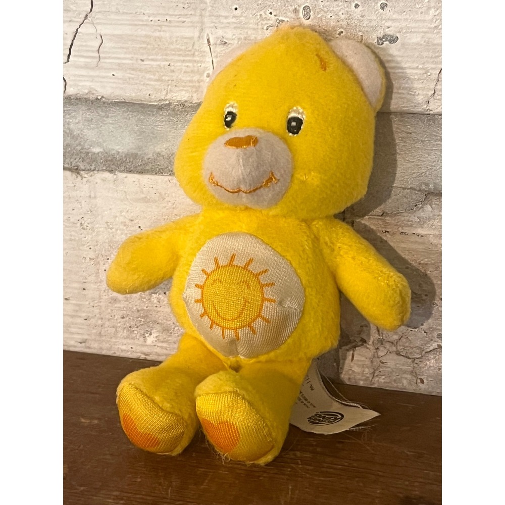 Funshine Bear Yellow Care Bear 4" Burger King Toy